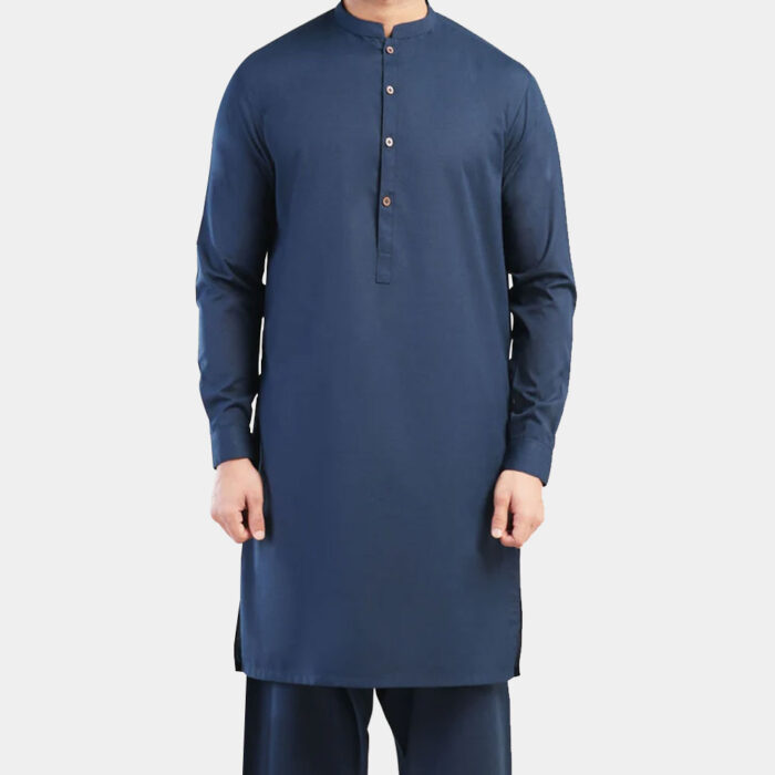 Blue Boski Kameez Shalwar